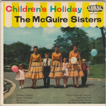 Children's Holiday by The McGuire Sisters - album cover
