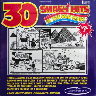 30 Smash Hits of the War Years by The Band of Her Majesty's Guards Division - album cover