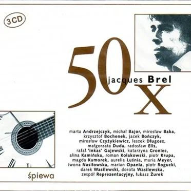 50 x Jacques Brel by Various Artists - album cover