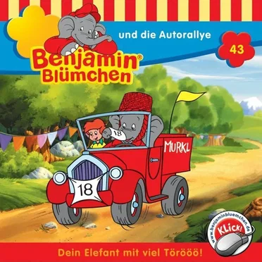 Benjamin Blümchen, Folge 43: … und die Autorallye by Benjamin Blümchen - album cover