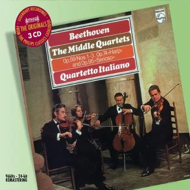 The Middle Quartets - Op.59 Nos. 1-3, Op.74 »Harp« and Op.95 »Serioso«