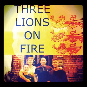 Three Lions On Fire