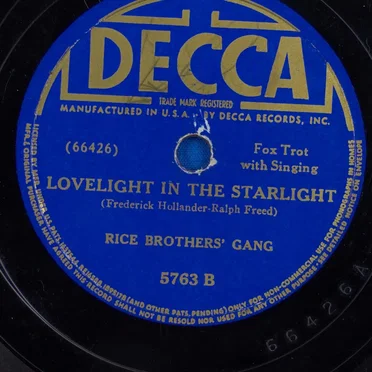 You Are My Sunshine by The Rice Brothers Gang - album cover