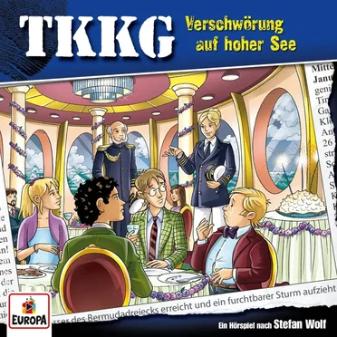 TKKG 204: Verschwörung auf hoher See by Stefan Wolf - album cover