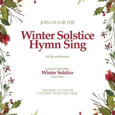 Winter Solstice Hymn Sing