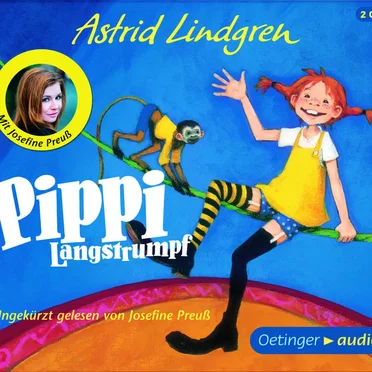 Pippi Langstrumpf by Astrid Lindgren - album cover