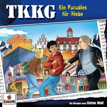 TKKG 202: Ein Paradies für Diebe by Stefan Wolf - album cover