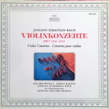 Violinkonzerte, BWV 1041-1043