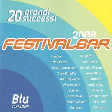 Festivalbar 2008: Compilation blu by Various Artists - album cover