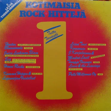 Kotimaisia rock hittejä 1 by Various Artists - album cover