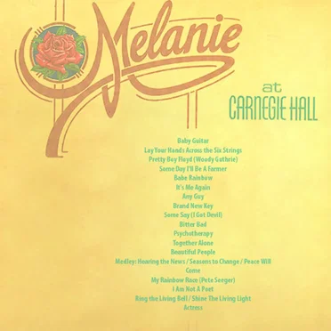 Melanie at Carnegie Hall