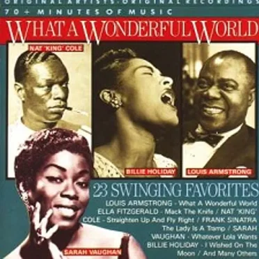 What a Wonderful World: 23 Swinging Favorites by Various Artists - album cover