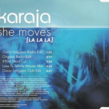 She Moves (La La La) by Karaja - album cover