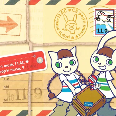 pop'n music 11 AC ♥ CS pop'n music 9 by Various Artists - album cover