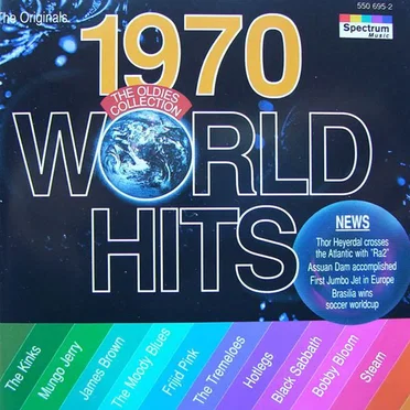 World Hits 1970 by Various Artists - album cover