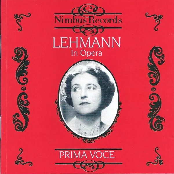 Lehmann in Opera, Volume 1 (1916–1921)
