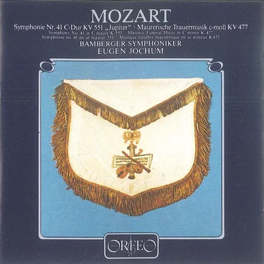Symphony no. 41 "Jupiter" KV 551 / Masonic Funeral Music KV 477