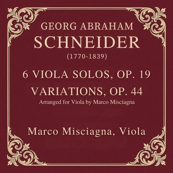 Variations, op. 44 (Arranged for Viola by Marco Misciagna)
