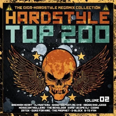 Hardstyle Top 200, Volume 02 by Various Artists - album cover