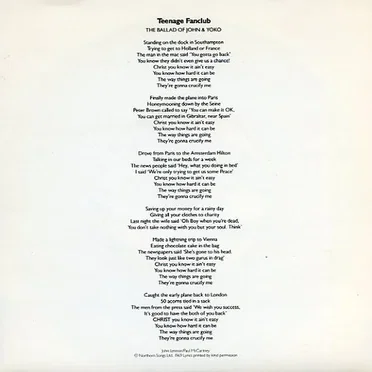 The Ballad of John and Yoko