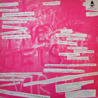 Live at the Roxy by Various Artists - album cover