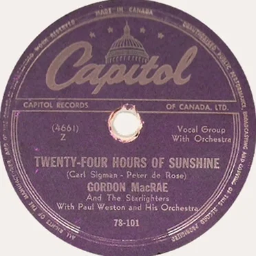 Twenty-Four Hours of Sunshine / The Wedding of Lili Marlene