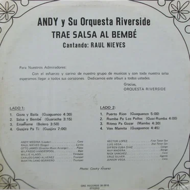 Trae salsa al bembé