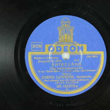 Entrésång / Viljasången