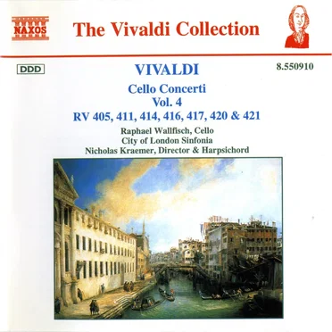Cello Concerti, Volume 4: RV 405, 411, 414, 416, 417, 420, 421