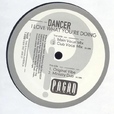 I Love What You're Doing by Dancer - album cover