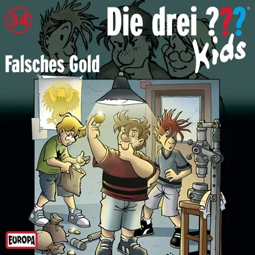 Die drei ??? Kids, Folge 34: Falsches Gold by Die drei ??? Kids - album cover
