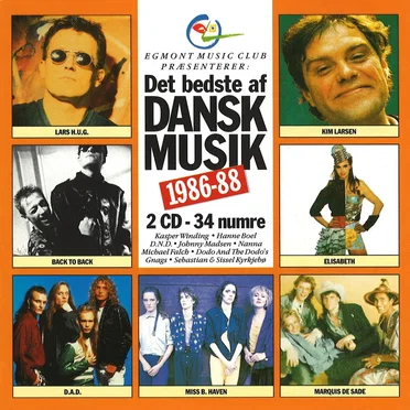 Det bedste af dansk musik 1986-88 by Various Artists - album cover