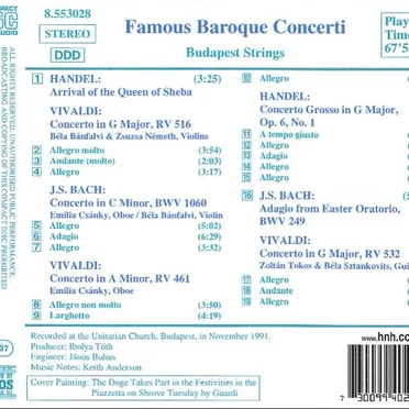 Famous Baroque Concerti