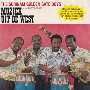 Muziek uit de west by The Surinam Golden Gate Boys - album cover