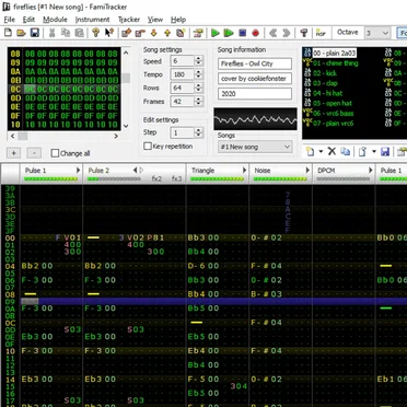 Cookiefonster’s 2020 Famitracker Covers (that aren’t SRB2)