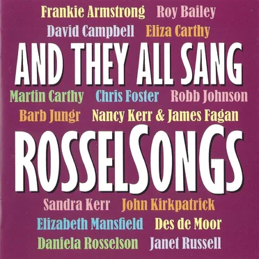 And They All Sang RosselSongs by Various Artists - album cover