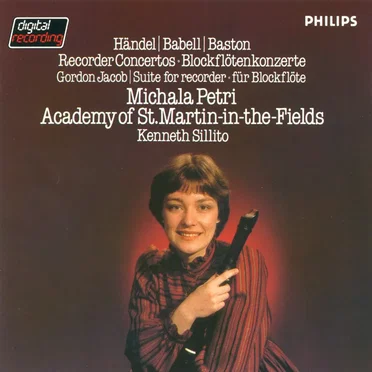 Händel, Babell, Baston: Recorder Concertos / Jacob: Suite for Recorder