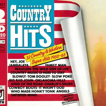 Country Hits: 32 Country & Wester Super-Hits 1950-65 by Various Artists - album cover