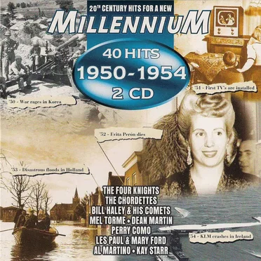 20th Century Hits for a New Millennium: 40 Hits of 1950–1954 by Various Artists - album cover
