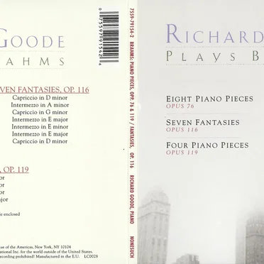 Richard Goode Plays Brahms