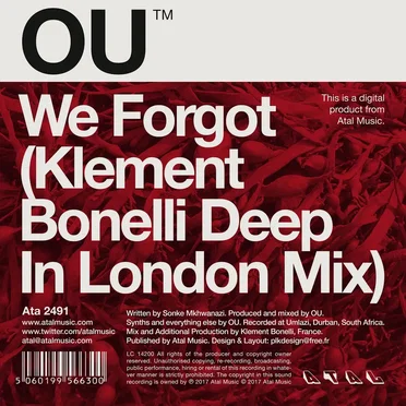 We Forgot (Klement Bonelli Deep in London mix)