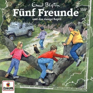 Fünf Freunde, Episode 159: und das riesige Reptil by Enid Blyton - album cover