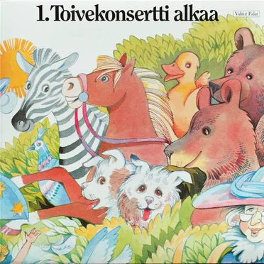 Lasten toivekonsertti: 100 suosittua lastenlaulua by Various Artists - album cover