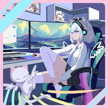 SKY BLUE FANTASY EP by neko.Senya - album cover