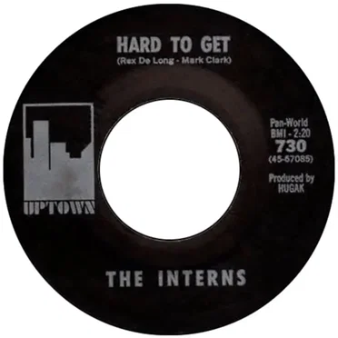 Hard To Get / And I'm Glad by Interns - album cover
