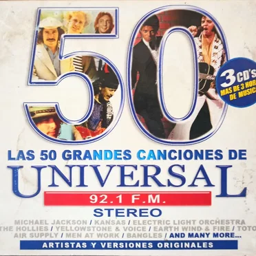 Las 50 Grandes Canciones de Universal Stereo 92.1 FM by Various Artists - album cover