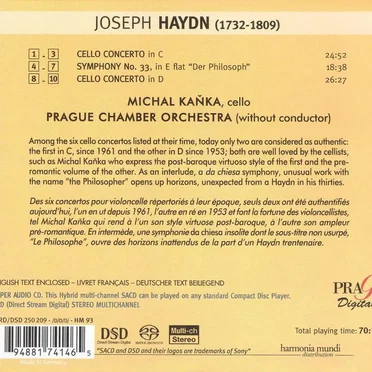 Cello Concertos / Symphony no. 22, "Der Philosoph"