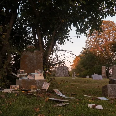 postcards from a churchyard
