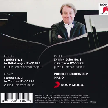 Partitas, BWV 825 & 826 - English Suite, BWV 808