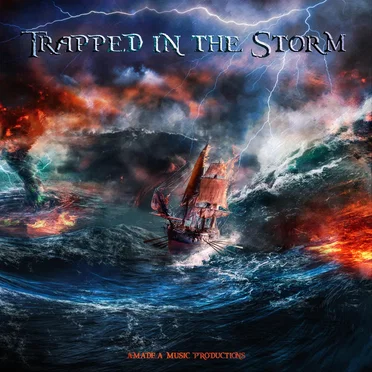 Trapped in the Storm by Amadea Music Productions - album cover